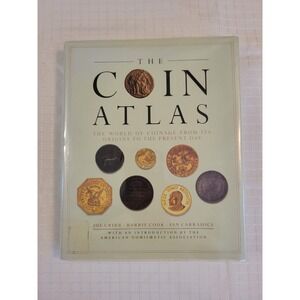 The Coin Atlas World History of Coins Joe Cribb Hardcover Ex-Library Reference